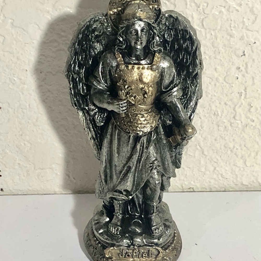 Silver and Gold Archangel Jofiel Figurine